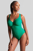 Strój kąpielowy jednoczęściowy Panache Swim SPIRIT SW1780 Rita Plunge Swimsuit Verde