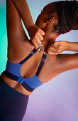 Biustonosz Panache Sport ENDURANCE 5022D Non Padded Sports Wired Bra Blue