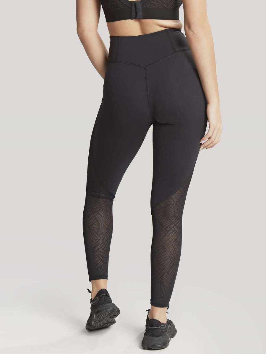 Legginsy sportowe Panache Sport ULTRA ADAPT 5023 Sports Legging Black Mesh