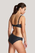 KOMPLET - Strój kąpielowy Panache Swim ANYA SPOT Black/White SW1013 Bandeau Bikini + figi kąpielowe SW1019 Gather Pant (30E)