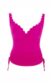 Koszulka kąpielowa Panache Swim SPIRIT SW1781 Selena Plunge Tankini Top Magenta