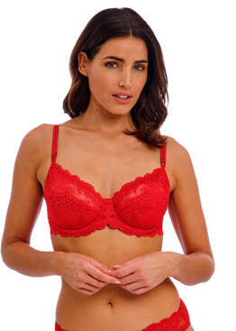 Biustonosz Wacoal EMBRACE LACE WA065191623 Underwired Bra Equestrian Red