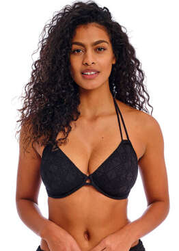 Biustonosz kąpielowy Freya Swim NOMAD NIGHTS AS205404BLK Uw Halter Bikini Top Black