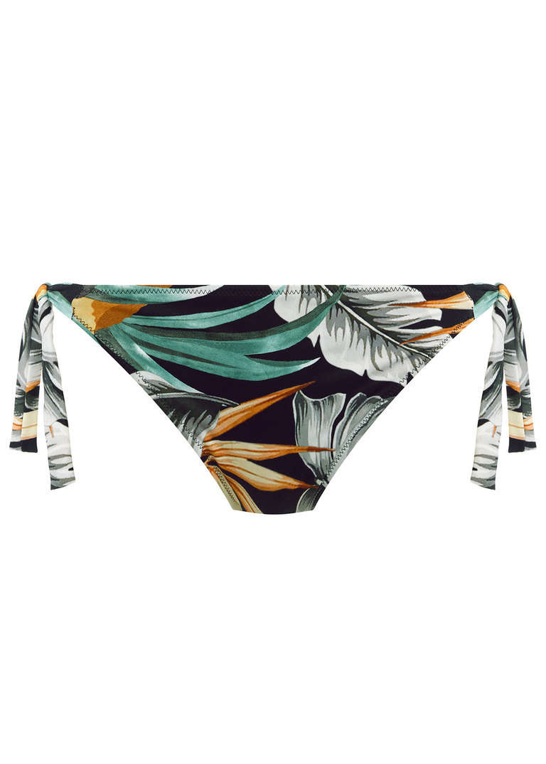 Figi kąpielowe Fantasie Swim BAMBOO GROVE FS501675JET Tie Side Bikini Brief Jet