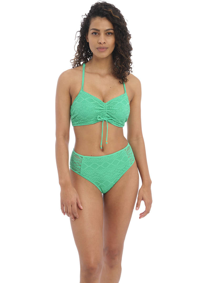 Figi kąpielowe Freya Swim SUNDANCE AS4001JAE High Waist Bikini Brief Jade