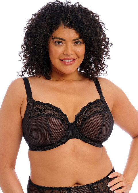 Biustonosz Elomi CHARLEY EL4382BLK Uw Plunge Bra - Stretch Black