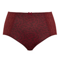 KOMPLET - Sculptresse by Panache CHI CHI Red Animal Balconnet 7695 + Brief 7692 (34F + M)