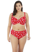 Figi kąpielowe Elomi Swim PLAIN SAILING ES7275RFL Bikini Brief Red Floral