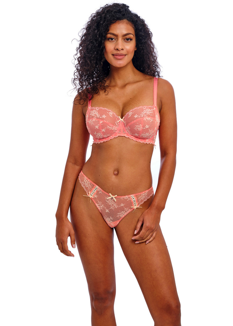 Biustonosz Freya OFFBEAT DECADENCE AA402501SCO Uw Side Support Bra Sunset Coral