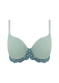 Biustonosz Wacoal EMBRACE LACE WA853191996 Uw Contour Bra Eggshell Blue / Brittany Blue