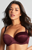 Biustonosz Panache GRACE 11071 Balcony Bra Bordeaux Red