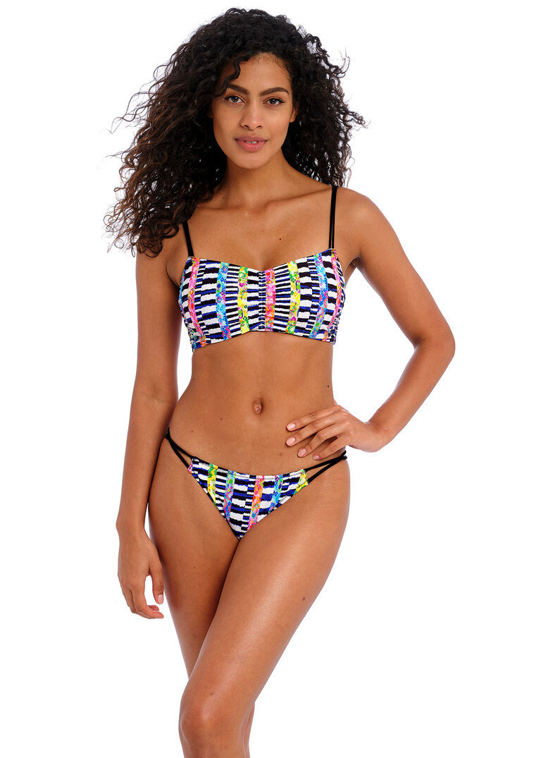 Figi kąpielowe Freya Swim ELECTRO RAVE AS204280MUI Tanga Bikini Brief Multi