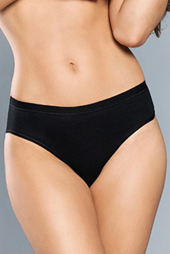 Figi Italian Fashion IBIZA MIDI Majtki klasyczne figi, czarne
