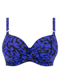 KOMPLET - Strój kąpielowy dwuczęściowy Fantasie Swim HOPE BAY Ultramarine FS504005ULE Uw Full Cup Bikini Top (32F, 34F + wybrane majtki)