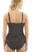 Koszulka kąpielowa Panache Swim ANYA SPOT SW1011 Balconnet Tankini Black/White