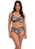 Figi kąpielowe Fantasie ARUBA NIGHTS FS505378LAC High Waist Bikini Brief Black & Cream