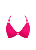 Biustonosz kąpielowy Freya Swim NOMAD NIGHTS AS205404FUA Uw Halter Bikini Top Fuchsia