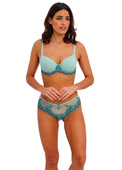 Biustonosz Wacoal EMBRACE LACE WA853191996 Uw Contour Bra Eggshell Blue / Brittany Blue