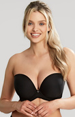 Biustonosz Cleo Panache FAITH 10660 Moulded Strapless Bra Noir