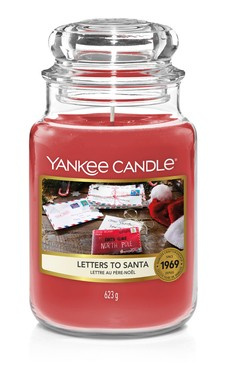 Duża świeca zapachowa Yankee Candle LETTERS TO SANTA