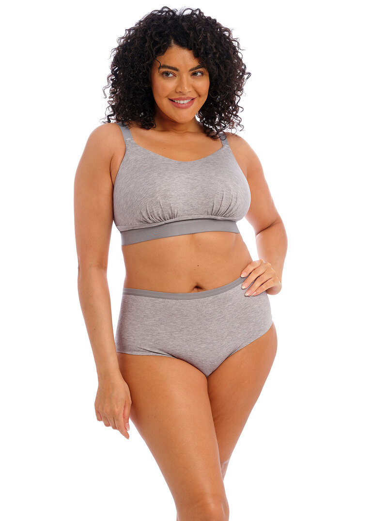 Biustonosz bezfiszbinowy Elomi DOWNTIME EL301417GYL Non Wired Bralette Grey Marl