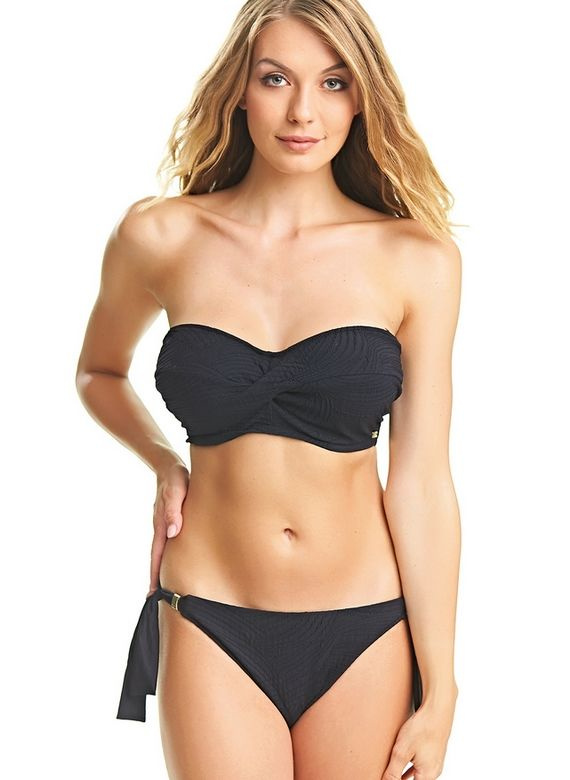 Biustonosz kąpielowy Fantasie OTTAWA FS6354BLK Uw Twist Bandeau - Multiway Black