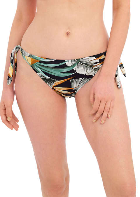 Figi kąpielowe Fantasie Swim BAMBOO GROVE FS501675JET Tie Side Bikini Brief Jet