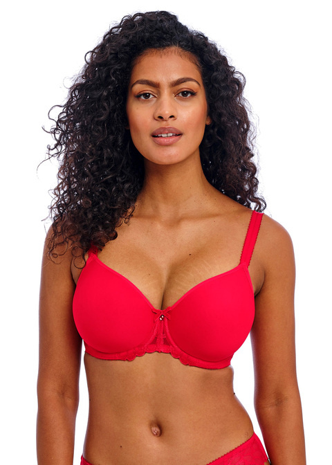 Biustonosz Freya LOVELAND AA401010BOC Uw Moulded Spacer Bra Bombshell Chilli Red