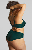 Figi Sculptresse by Panache ILLUMINATE 10708 Deep Brief Dark Green