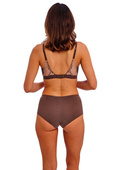 Braletka Wacoal FLORILEGE WE600703CBW Non Wired Bralette Chocolate/burlwood