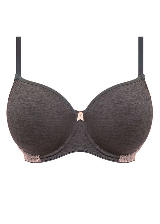 Biustonosz Freya CHI AA3900 Uw Idol Moulded Balcony Bra Charcoal