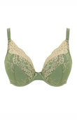 Biustonosz Panache ANA 9397 High Apex Padded Plunge Bra Sage/Sand