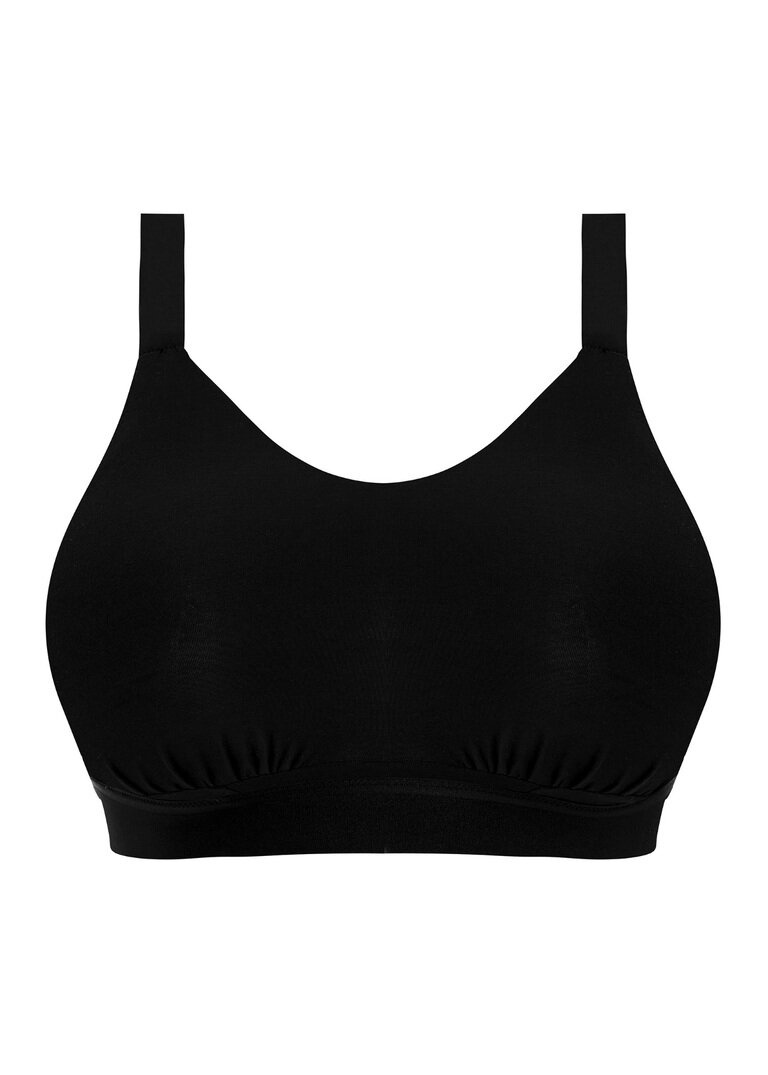 Biustonosz bezfiszbinowy Elomi DOWNTIME EL301417BLK Non Wired Bralette Black