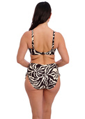 Figi kąpielowe Fantasie ARUBA NIGHTS FS505378LAC High Waist Bikini Brief Black & Cream