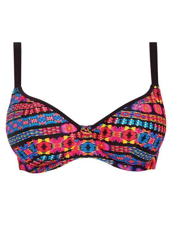 Biustonosz kąpielowy Freya ECHO BEACH AS2916 Uw Plunge Bikini Top Multi 