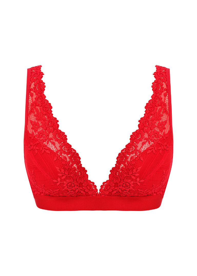 Biustonosz braletka Wacoal EMBRACE LACE WA852191623 Soft Cup Bra Equestrian Red 