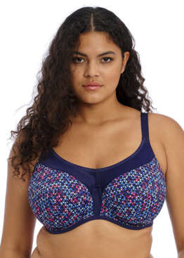 Biustonosz Elomi ENERGISE EL8042NAO Uw Sports Bra Navy Geo