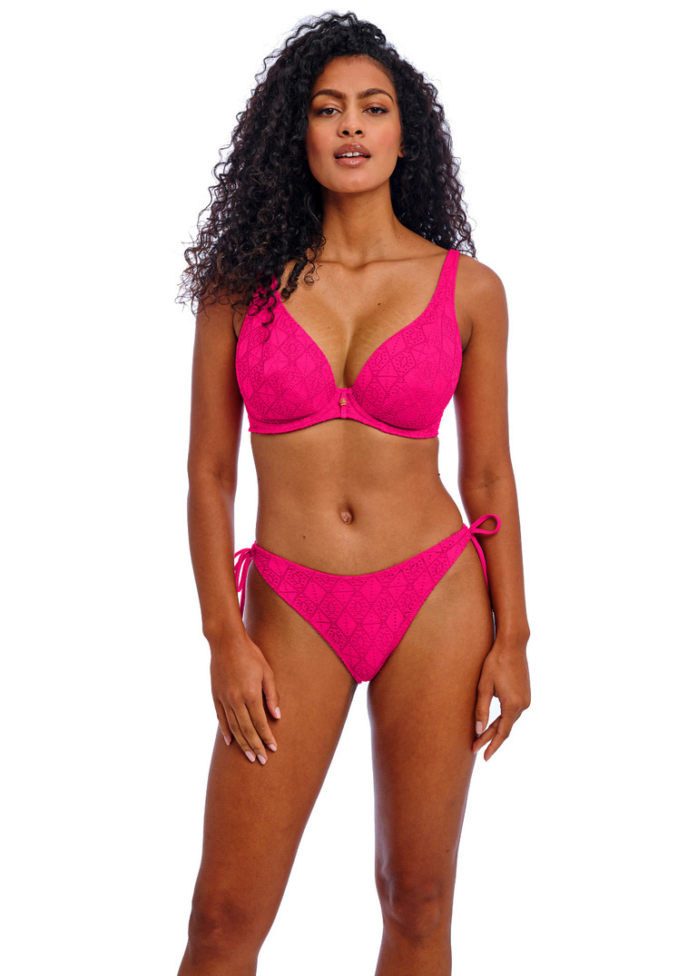 Biustonosz kąpielowy Freya Swim NOMAD NIGHTS AS205413FUA Uw High Apex Bikini Top Fuchsia