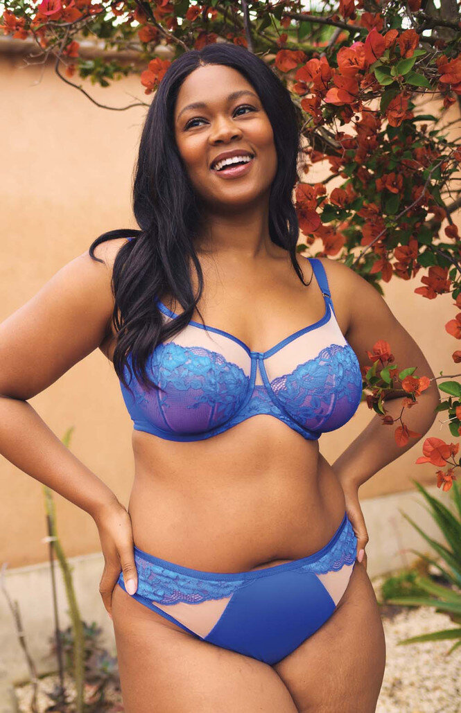 Biustonosz Sculptresse by Panache JOSEPHINE 10855 Full Cup Bra Cobalt/Latte