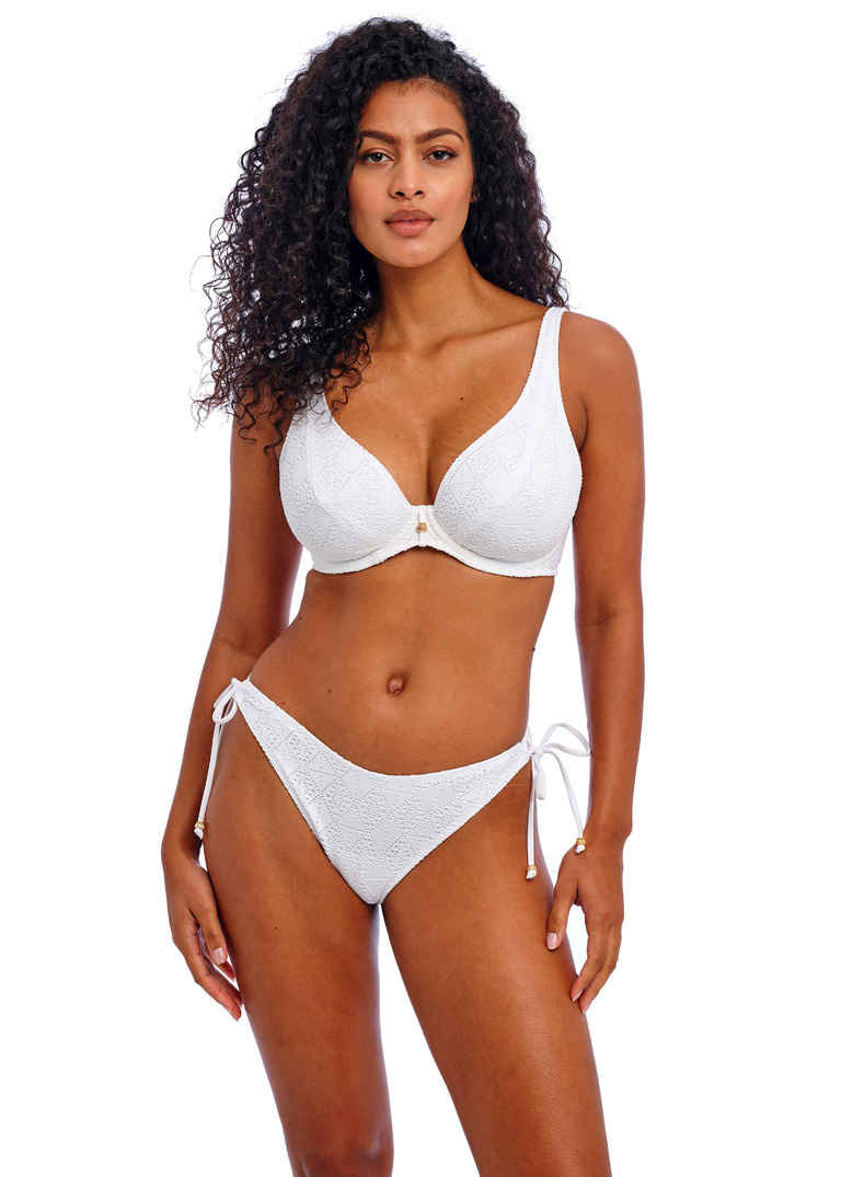 Biustonosz kąpielowy Freya Swim NOMAD NIGHTS AS205413WHE Uw High Apex Bikini Top White