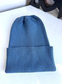 Beanie czapka z wełny merino VARELLA 100% Baby Merino 42 Petrol