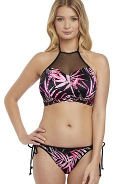 Biustonosz kąpielowy Freya SUNSET PALM AS2892 Hi-neck Crop Top