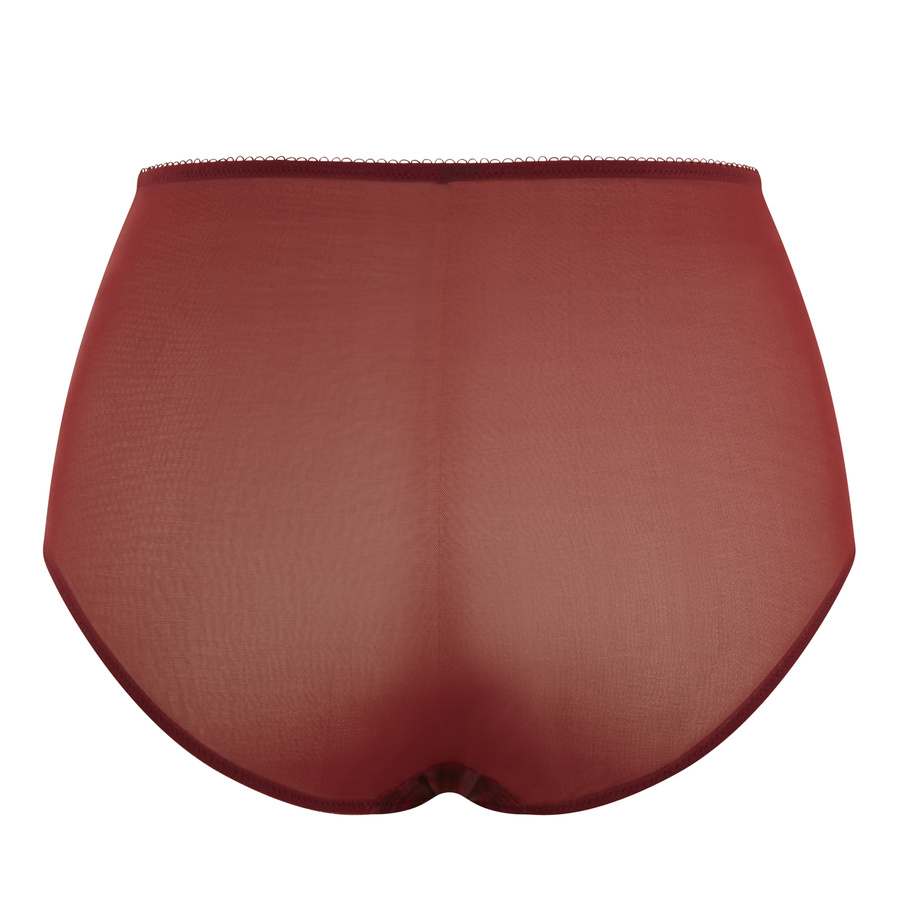 KOMPLET - Sculptresse by Panache CHI CHI Red Animal Balconnet 7695 + Brief 7692