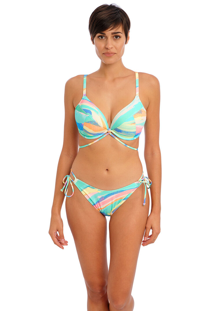 Figi kąpielowe Freya Swim SUMMER REEF AS204885AQA High Leg Bikini Brief Aqua