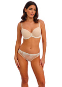 Figi Wacoal EMBRACE LACE WA064391271 Bikini Brief Naturally Nude / Ivory