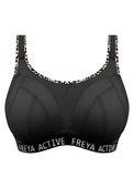 Biustonosz Sportowy Freya Active DYNAMIC AC4014PUK Non Wired Sports Bra Pure Leopard Black