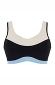 Biustonosz sportowy Sculptresse by Panache UPBEAT 9442 Wired Sports Bra Black/Chalk