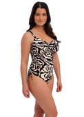 Strój kąpielowy Fantasie Swim ARUBA NIGHTS FS505331LAC Uw Twist Front Swimsuit With Adjustable Leg Black & Cream