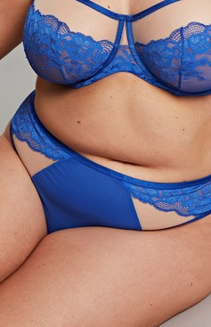 Figi Sculptresse by Panache JOSEPHINE 10852 High Leg Brief Cobalt/Latte