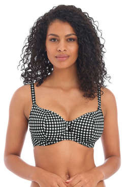 Biustonosz kąpielowy Freya Swim CHECK IN AS201903MOM Uw Sweetheart Bikini Top Monochrome